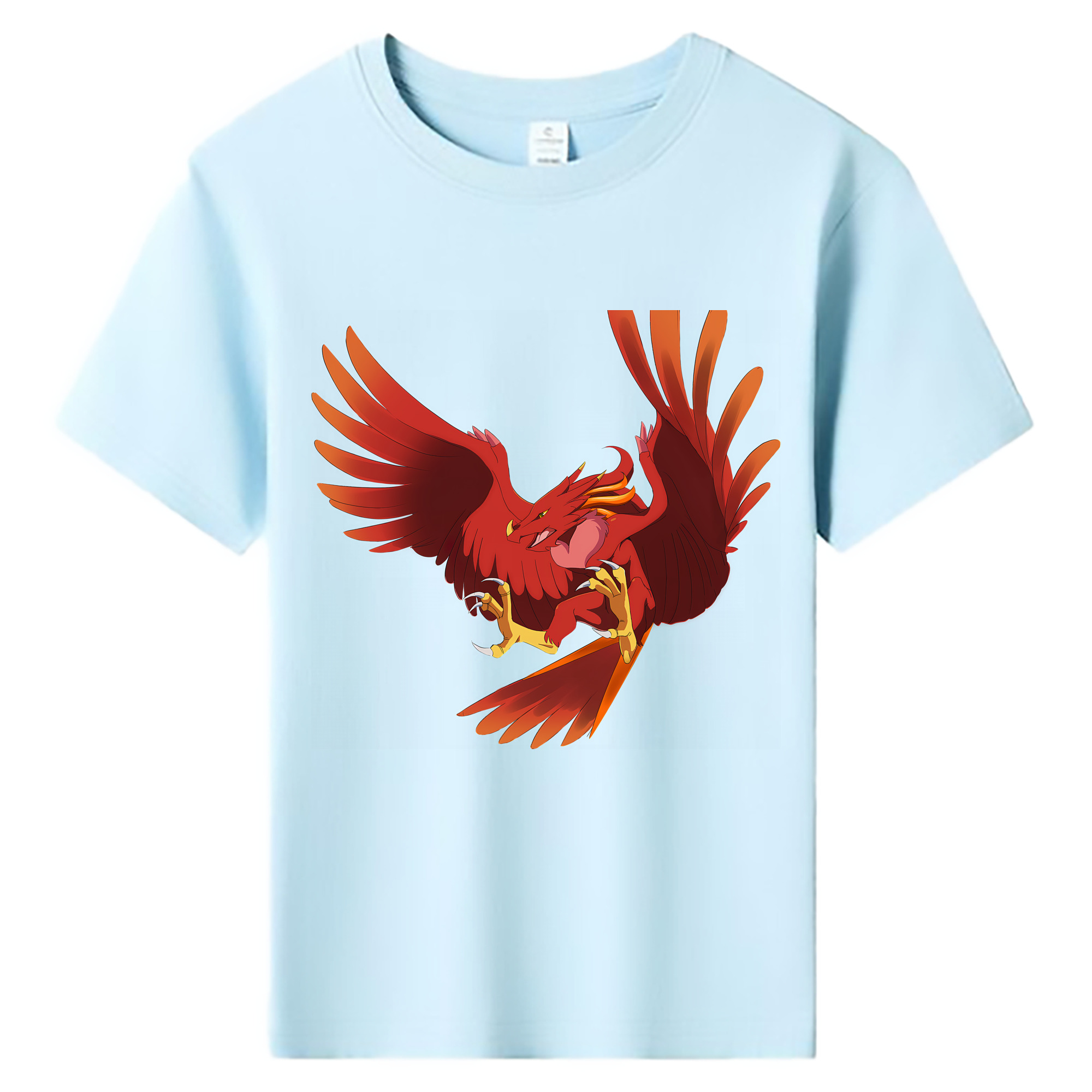 （画像用） Digimon デジタルモンスター/デジモン 綿100％キッズTシャツ（フロントプリント）